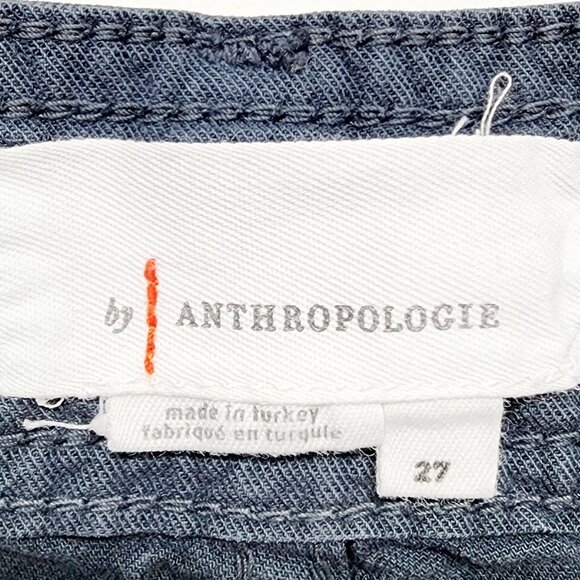 Anthropologie The Wanderer cargo Shorts Womens mid rise Size 27   Grey - Picture 3 of 10